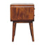 Avora - 3 Drawer Nightstand - Brown