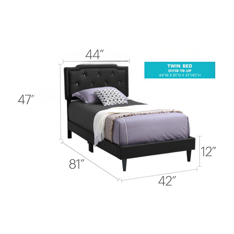 Cama capitoné con encanto para espacios acogedores