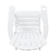 Zenithia - Outdoor Foldable Adirondack Chair With 2 Cup Holders