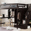 Loft Bed With Bookshelf, Drawers, Desk, And Wardrobe