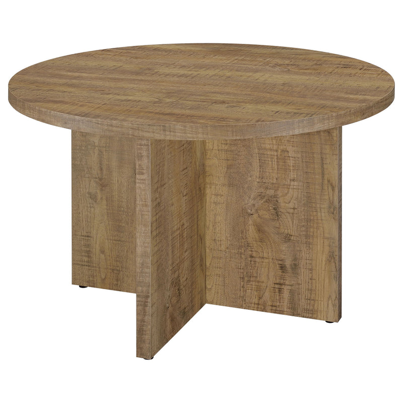 Larrabee - Mesa de comedor redonda - Color mango