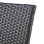 Outdoor Wicker Barstools With Rattan And Iron Frame