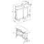 Keystone - Home Bar With Stemware & Wine Storage - Black