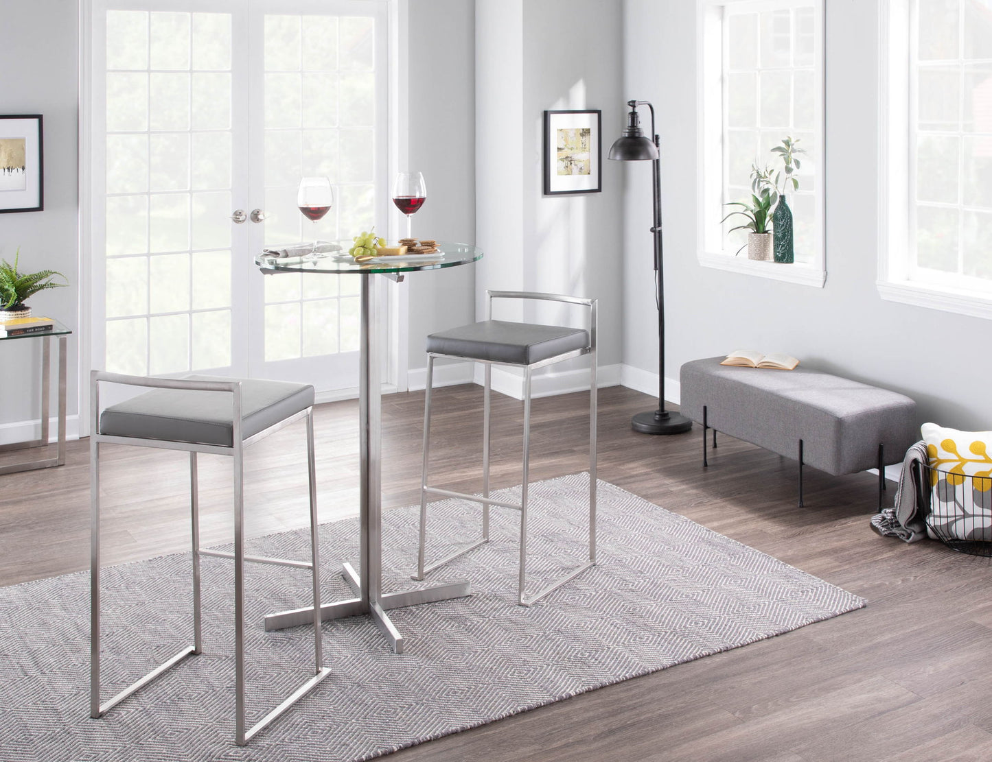 Fuji - Contemporary And Elegant Design Stackable Barstool