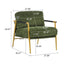 Modern Accent Chair With Cushions, Cozy Seating
