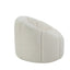 Osmash - Teddy Sherpa Chair With Swivel - White