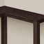 Corner Accent Console Table For Entryway, Unique Design Contemporary & Modern