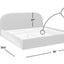 Archie Puffy Grounded - Upholstered Platform Bed