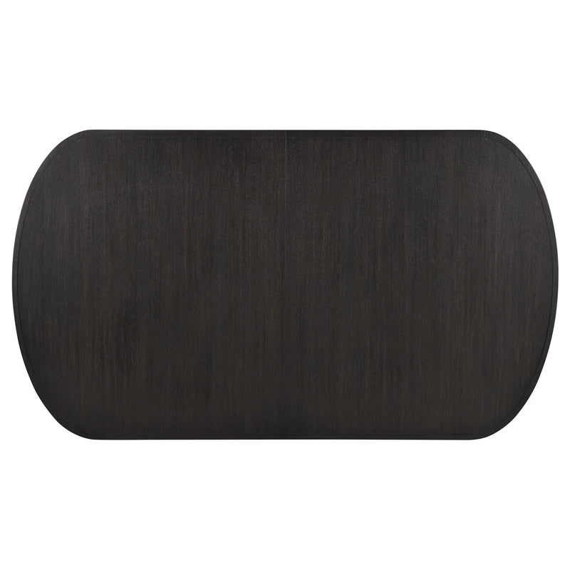 Bangor - Extension Dining Table With Pedestal Base - Black