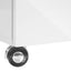 File Cabinet, Rolling Mobile, Storage Drawers, Printer Stand, Office, Work, Glossy Contemporary, Modern - White