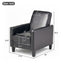 Upholstered Push Back Recliner Chair For Living Room