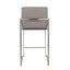 Fuji - Contemporary High Back Counter Stool, Functional Design