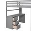 Loft Bed With Drawers, Desk, And Wardrobe