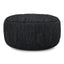 Fredrik - Round Pouf - Black