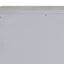 Anpu - Faux Crocodile Skin Console Cabinet - Silver