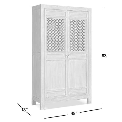 Arden - 2 Door Bookcase Storage Cabinet - Natural