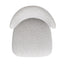 Locke - Modern Upholstered Counter Stool With Frame - Salt / Pepper