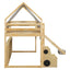 Loft Bed With House Shaped Frame And Tent