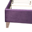 Upholstered Nailhead Trim Chic Bed