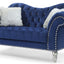 Elegant Round Arm Loveseat