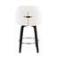 Dahlia - Contemporary Counter Stool Round Footrest (Set of 2)
