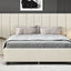Upholstered Platform Bed With Big Headboard