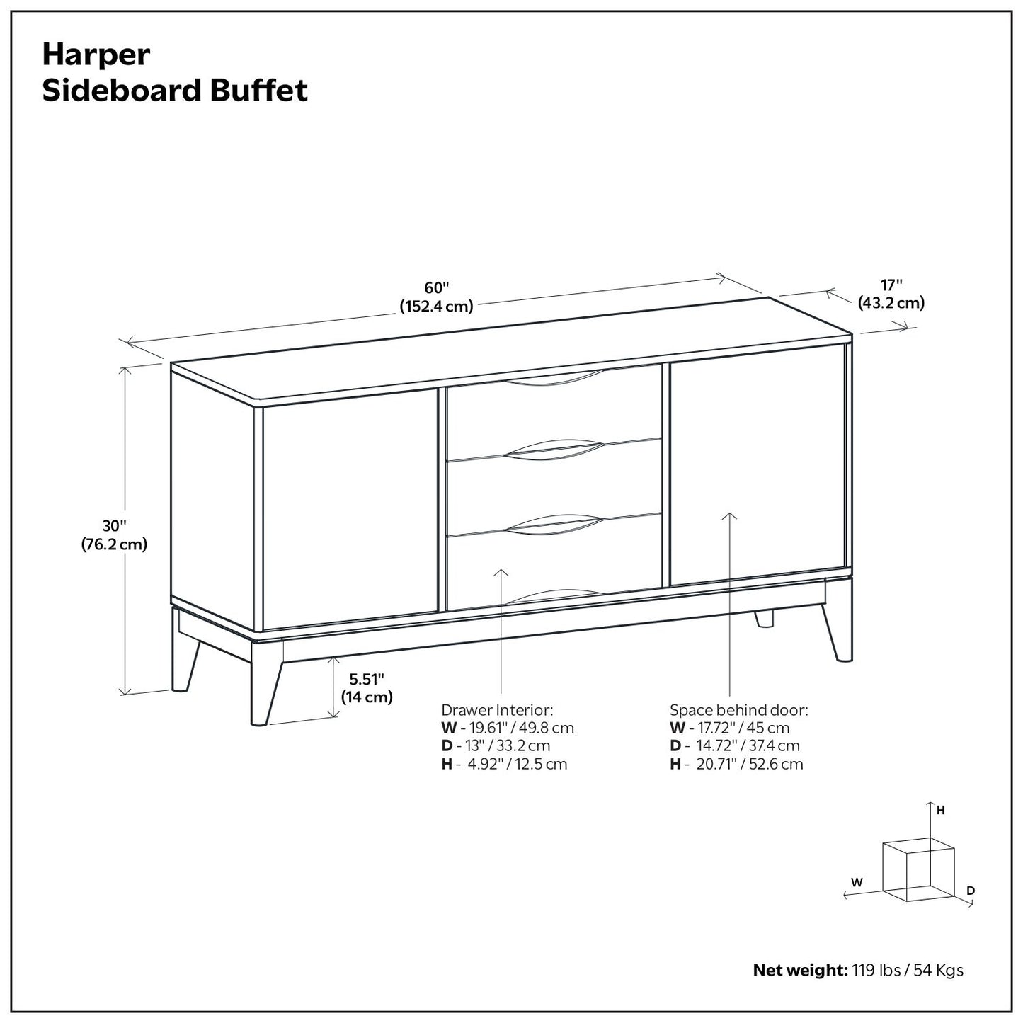 Harper - Sideboard Buffet