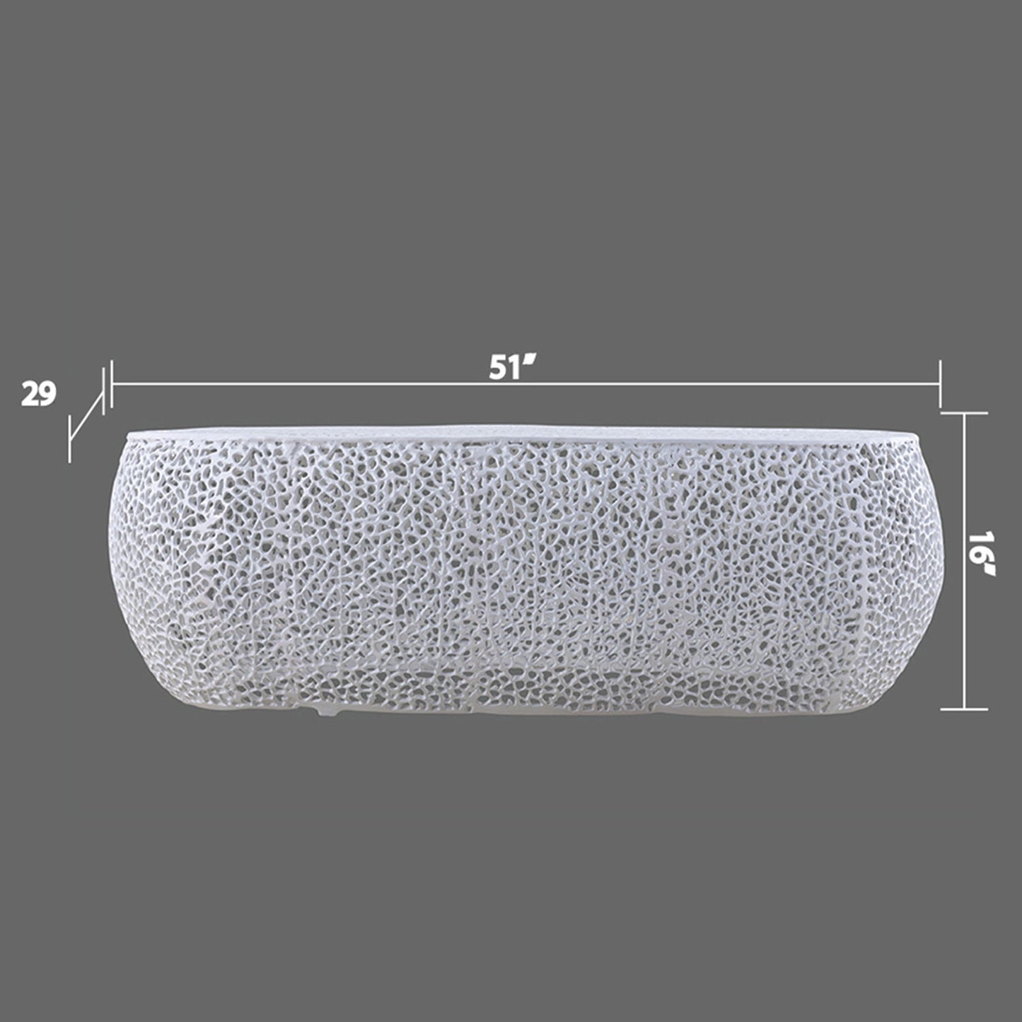 T3601 - Oval Coffee Table
