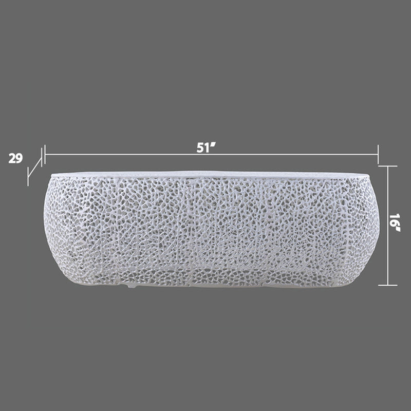 T3601 - Modern Oval Coffee Table