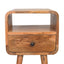 Mini Curve Open Bedside Nightstand