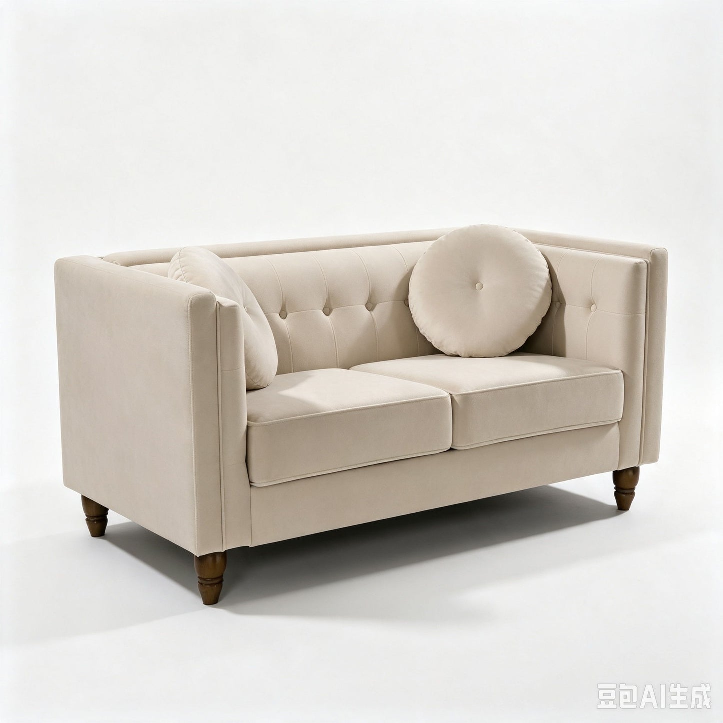 Chesterfield Loveseat 2 Seater Couch For Living Room