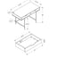 Computer Desk For Home Office, Storage Drawers, Marble Look Contemporary & Modern