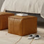 Brody - Square Pouf - Tan