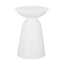 Outdoor Modern Metal End Large Table