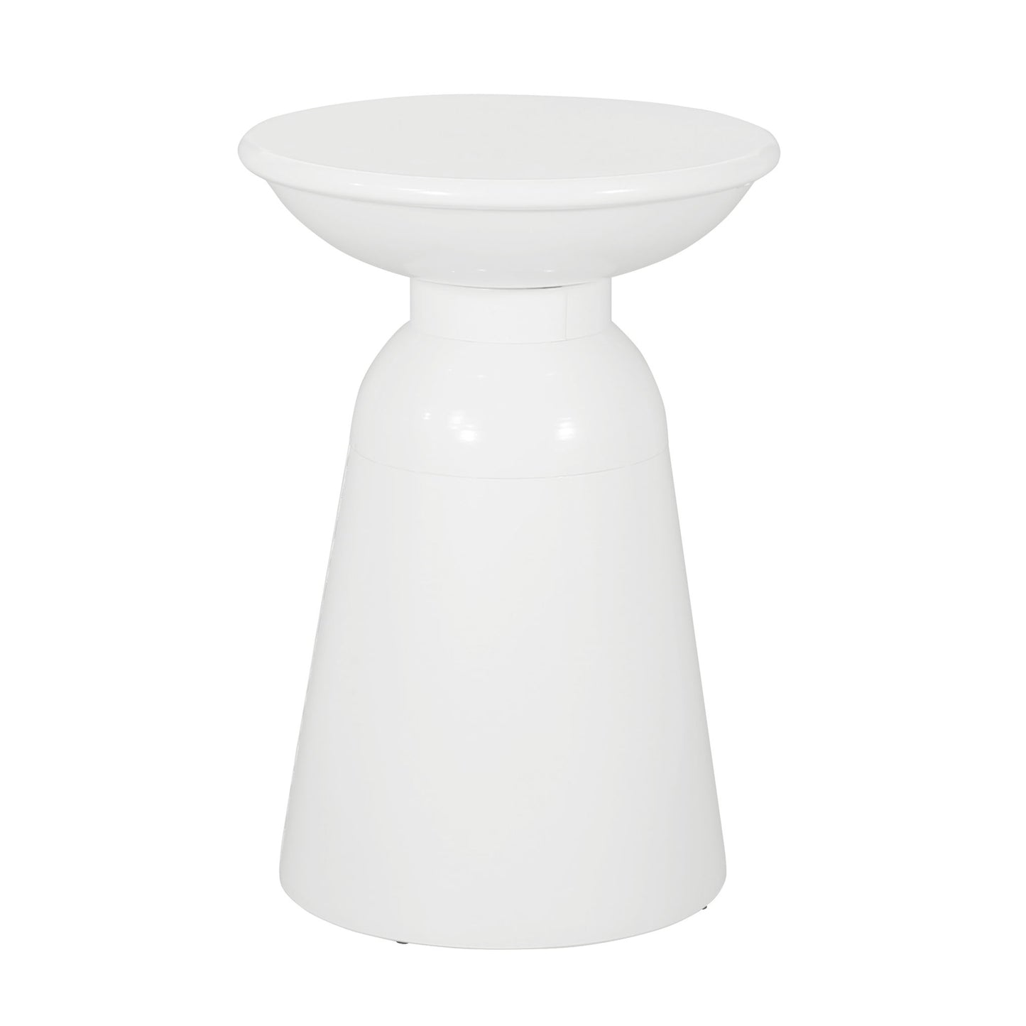 Outdoor Modern Metal End Large Table