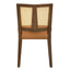 Mid Century Rattan Dining Chair Without Arms Set