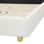 Upholstered Platform Bed Frame With Thick Headboard
