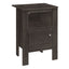 Accent Nightstand Side Table, Storage, Transitional - Oak