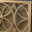 Thayer - Single Panel Iron Fireplace Screen With Geometric Design