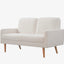 Loveseat Sofa, European Style With Sleek Design, Modern & Vintage Flair, Upholstered 2 Seater Couch
