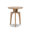Carmel - Round Side Table - Antique Brown