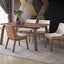 Ginny - 5 Piece With Side Chairs Dining Room Set - Walnut