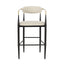 Upholstered Bar Stools With Backs For Kitchen Island (Set of 2)