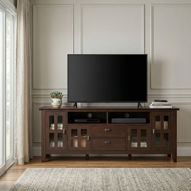 Artisan - TV Media Stand - Russet Brown