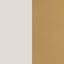 Square Counter Height Stools (Set of 2) - Beige / Gold