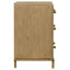 3 Drawer Nightstand With USB Ports - Brown