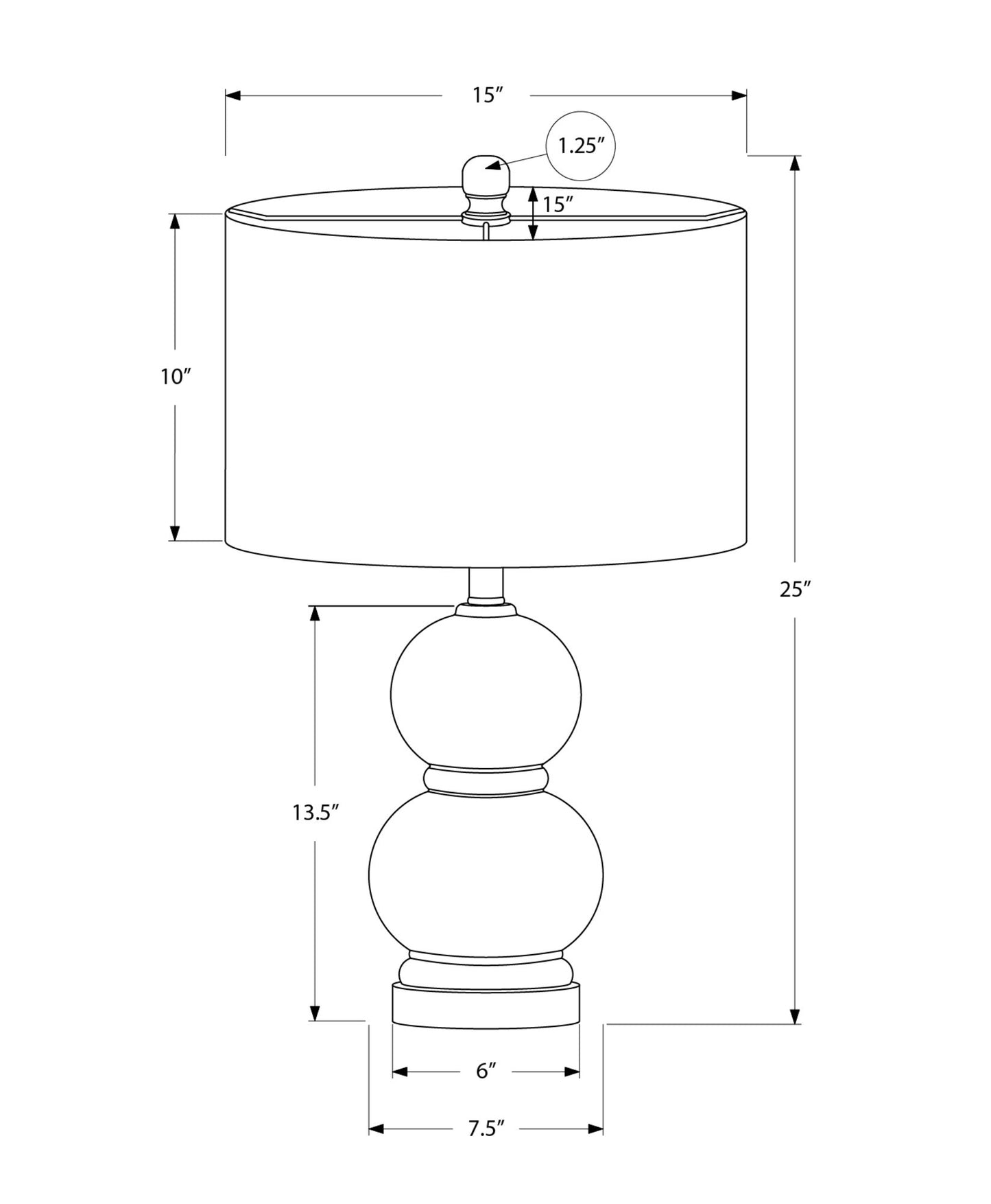 Contemporary Lighting, Table Lamp
