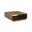 Lanza - Coffee Table With Open Shelf Storage - Dark Walnut