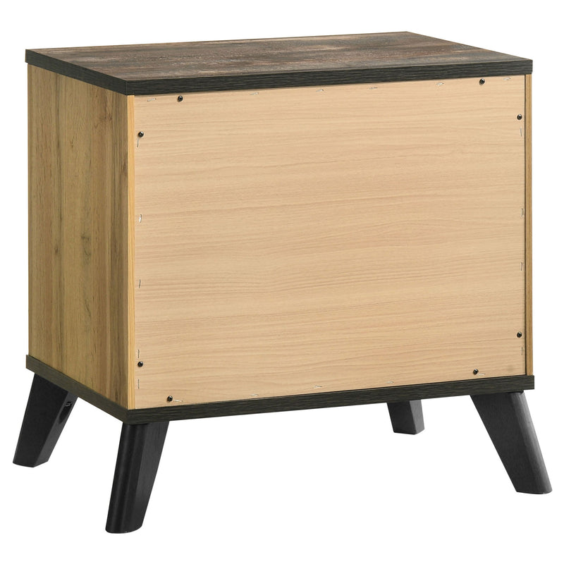 Georgina - 2 Drawer Nightstand - Natural Wood