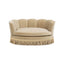 Clara - Medium Scalloped Pet Sofa Bed - Brown